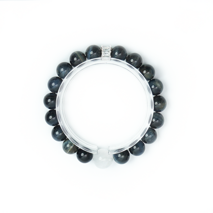 13. Design Hawk's Eye Blue Tiger's Eye 10mm