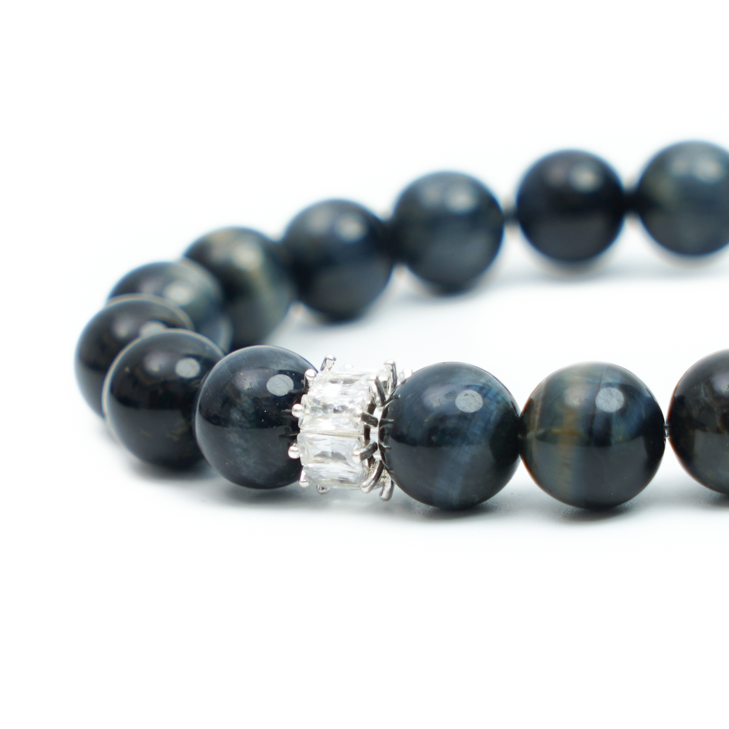 13. Design Hawk's Eye Blue Tiger's Eye 10mm