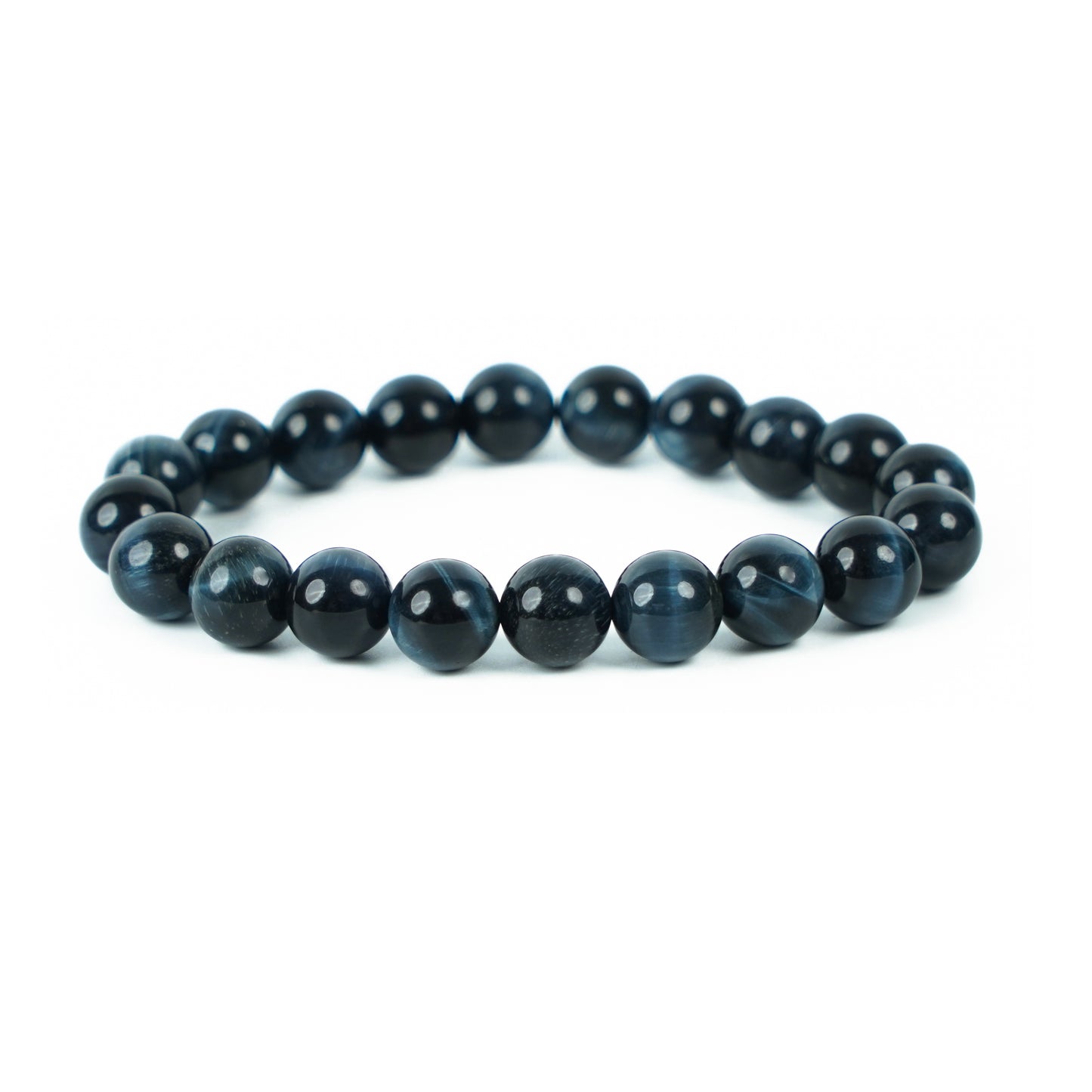 高品質・ブルータイガーアイ・天然ブレスレット・blue tiger eye・ BTE10
