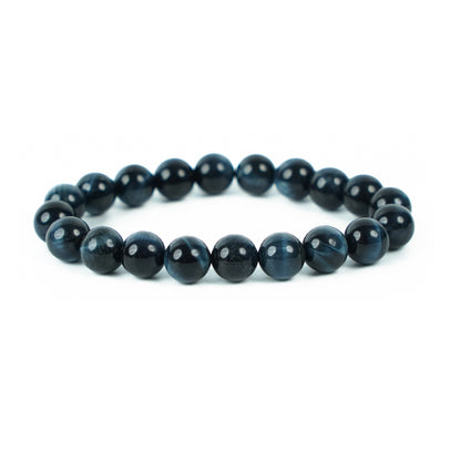 高品質・ブルータイガーアイ・天然ブレスレット・blue tiger eye・ BTE10