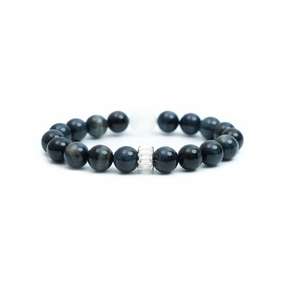 13. Design Hawk's Eye Blue Tiger's Eye 10mm