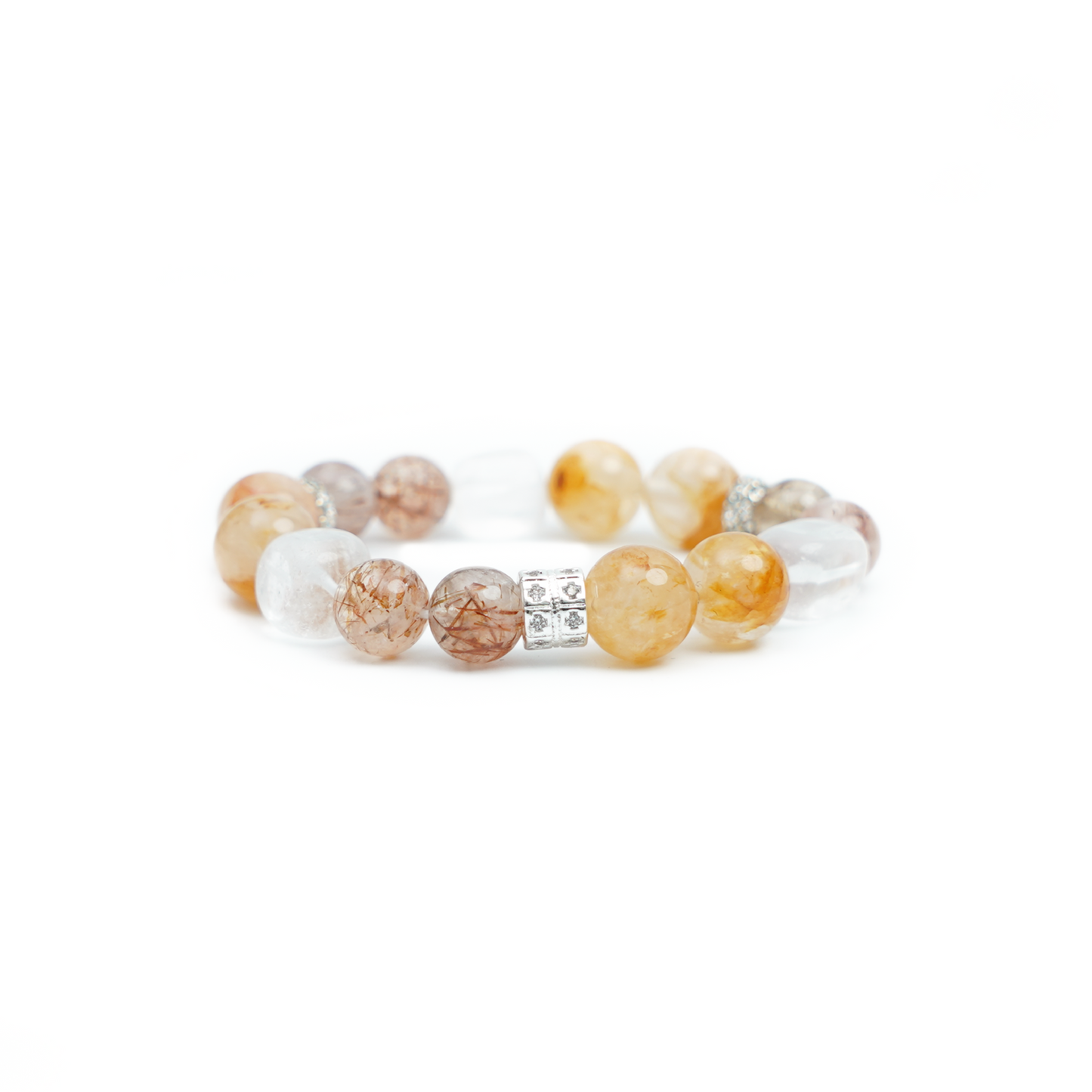 2. Design Hematoid Quartz 12mm Black Gold Super Seven 10mm