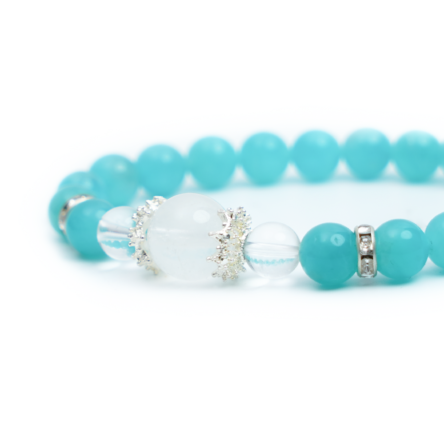 6. Design Amazonite (Tenkawa stone) 8mm